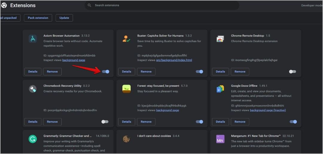 disbaling-chrome-extensions-1080x515 14 طريقة لإصلاح فشل تحميل رسائل Discord
