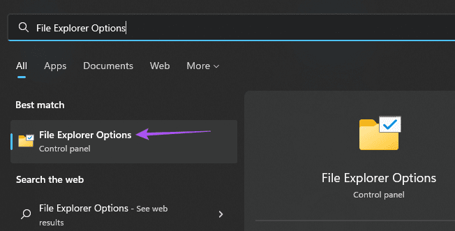 file explorer options windows 11 - أفضل 6 إصلاحات لعدم عمل مفاتيح الأسهم في تطبيق الصور على Windows 11
