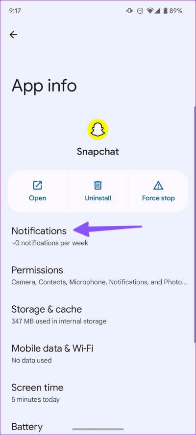 أفضل 9 طرق لإصلاح إشعارات Snapchat على Android - %categories