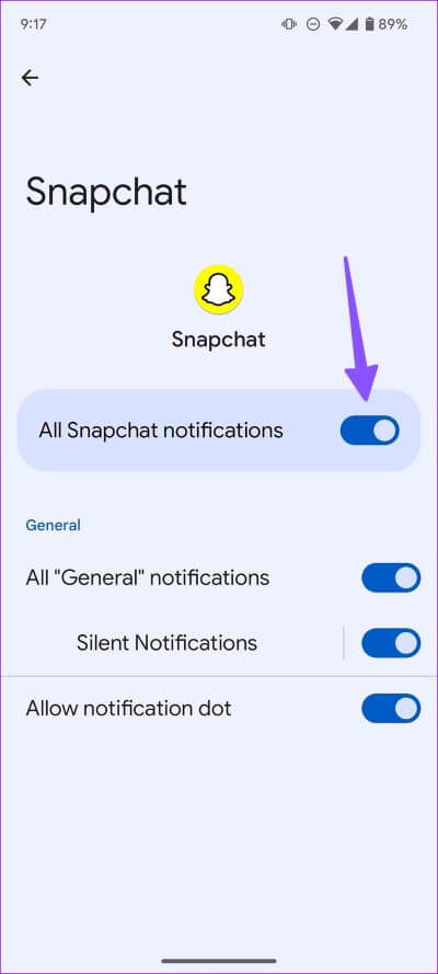 أفضل 9 طرق لإصلاح إشعارات Snapchat على Android - %categories