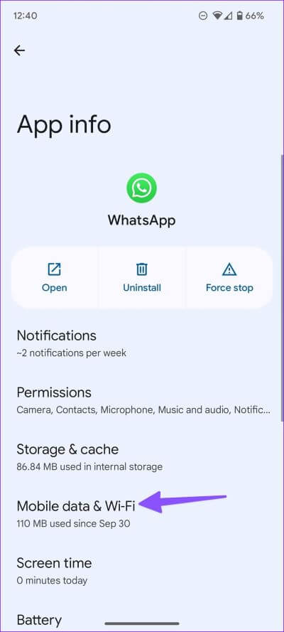 أفضل 7 طرق لإصلاح عدم عمل WhatsApp على بيانات الجوال - %categories