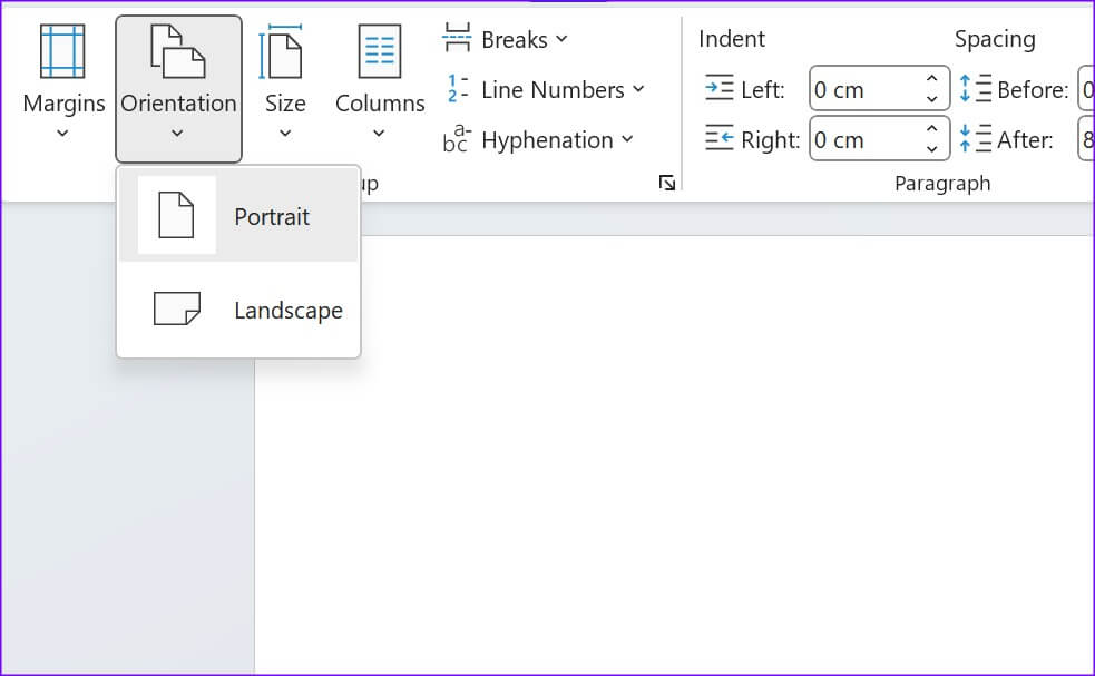 كيفية تغيير تخطيط الصفحة الافتراضي في Microsoft Word - %categories