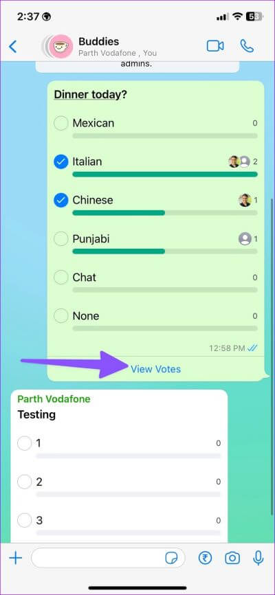 how-to-create-polls-in-WhatsApp-6 كيفية إنشاء استطلاعات الرأي في WhatsApp لسطح المكتب والجوال