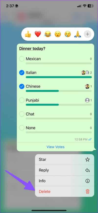 how-to-create-polls-in-WhatsApp-8 كيفية إنشاء استطلاعات الرأي في WhatsApp لسطح المكتب والجوال