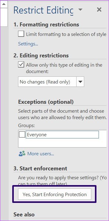 كيفية قفل أجزاء من مستند Microsoft Word - %categories