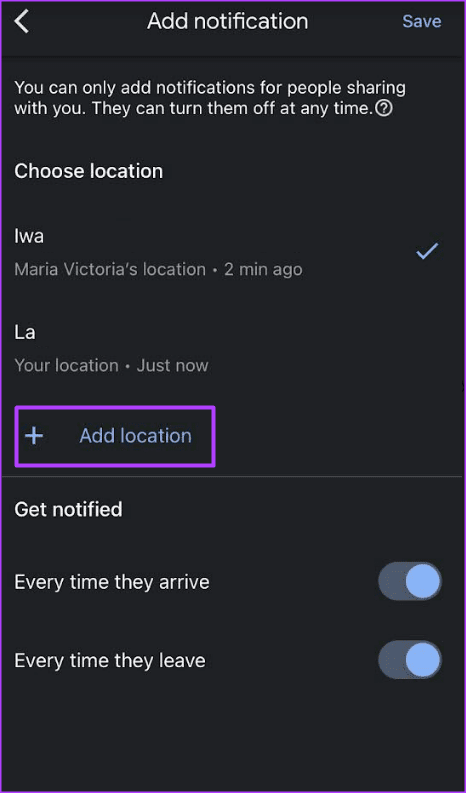 how-to-manage-location-sharing-notifications-on-google-maps-for-mobile-13 كيفية إدارة إشعارات مشاركة الموقع في Google Maps للجوال