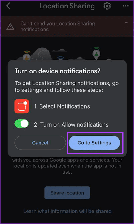 how-to-manage-location-sharing-notifications-on-google-maps-for-mobile-5 كيفية إدارة إشعارات مشاركة الموقع في Google Maps للجوال
