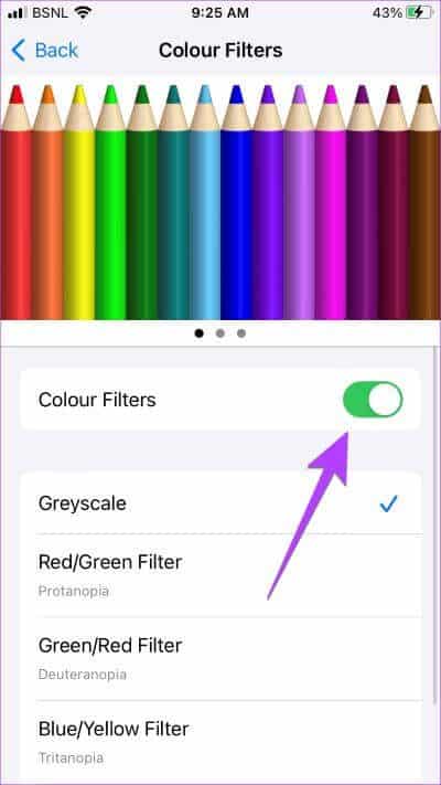 iPhone-Accessibility-Color-Filter-Off كيفية إيقاف تشغيل الوضع الداكن على iPhone و iPad: إليك 8 طرق سهلة