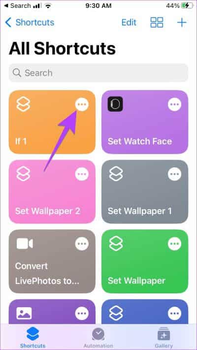 iPhone-Shortcut-Edit كيفية إيقاف تشغيل الوضع الداكن على iPhone و iPad: إليك 8 طرق سهلة