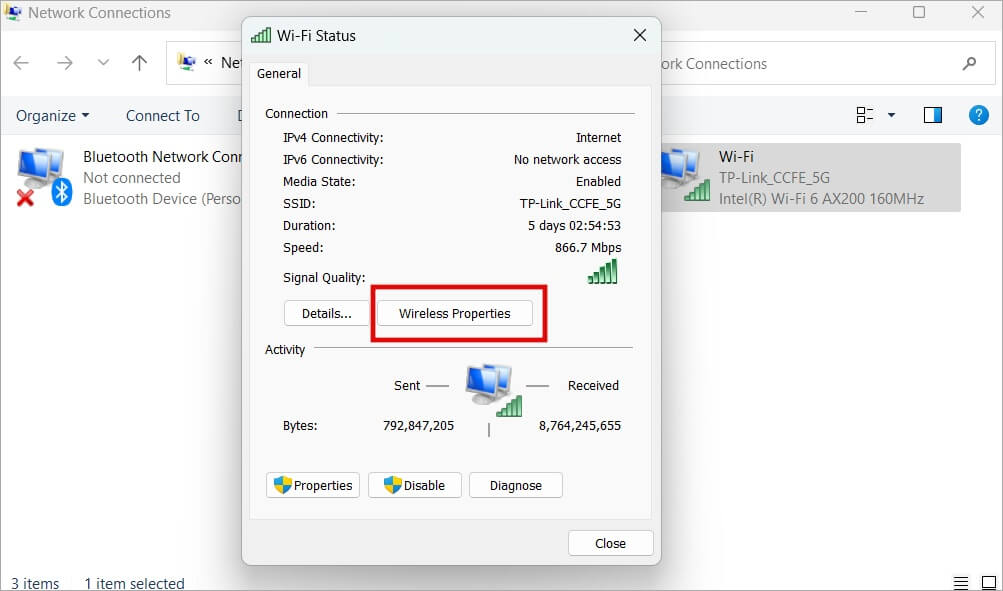 ind-and-Change-Wi-Fi-Password-on-Windows-10-1003x591 كيفية البحث عن كلمة مرور Wi-Fi وتغييرها على جهاز كمبيوتر Windows 11