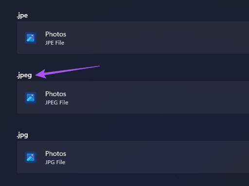 jpeg-photos-settings-windows-11 أفضل 6 إصلاحات لعدم عمل مفاتيح الأسهم في تطبيق الصور على Windows 11