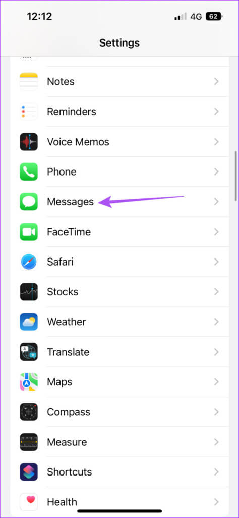 messages-settings-iphone-1-474x1024-1-474x1024 أفضل 6 إصلاحات لمستويات الصوت المنخفضة لتشغيل الرسائل الصوتية في iMessage