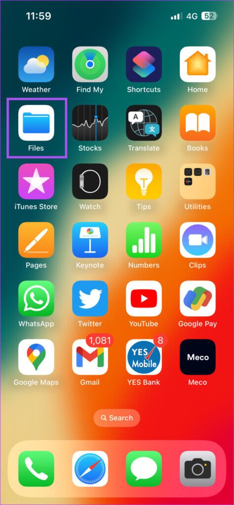 open-files-app-on-iphone-474x1024-1-474x1024 كيفية إظهار امتدادات الملفات في تطبيق الملفات على iPhone و iPad