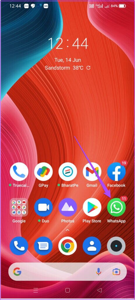 open-whatsapp-on-android-1-463x1024-1-463x1024 كيفية إنشاء رابط مكالمات WhatsApp على iPhone و Android