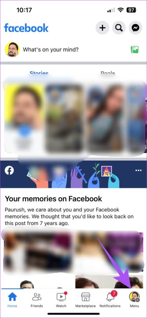 profile-icon-facebook-app-iphone-474x1024-1-474x1024 أفضل 5 إصلاحات لعدم عمل الوضع الداكن في تطبيق Facebook على iPhone