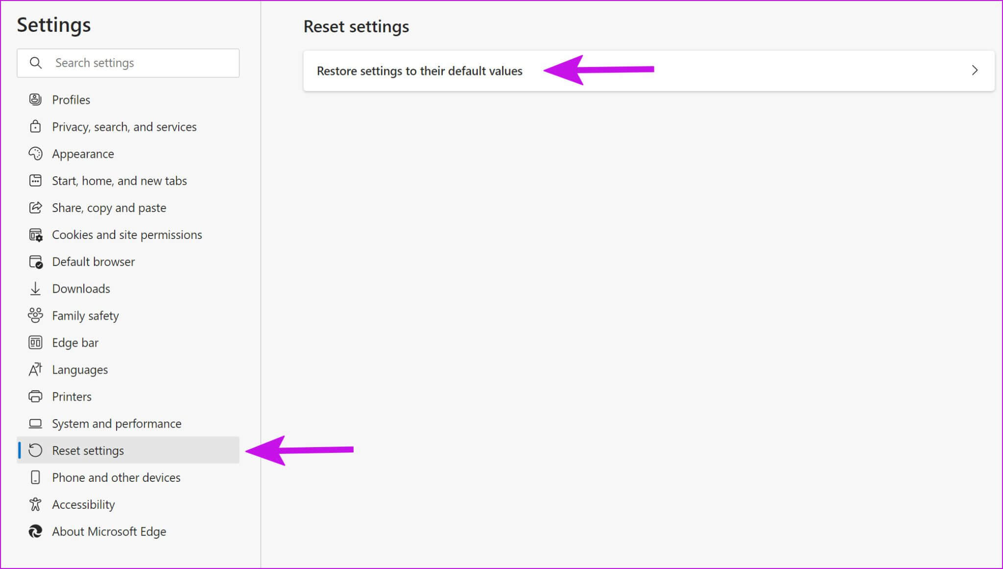 reset-settings-Extensions-Not-Working-in-Microsoft-Edge-2048x1162-1 أفضل 7 طرق لإصلاح عدم عمل الإضافات في Microsoft Edge