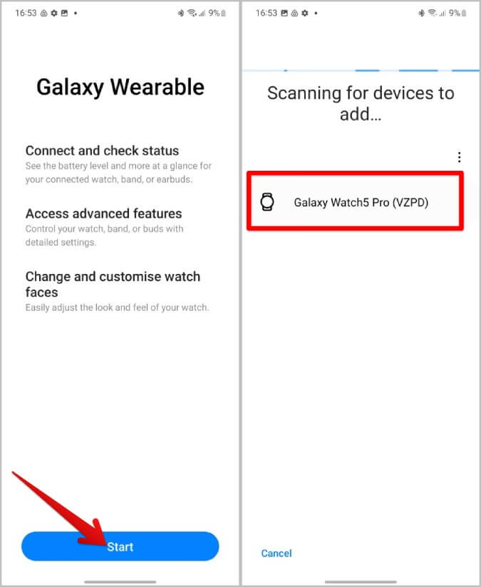 scanning-devices-to-connect-to-Galaxy-Watch-675x825 كيف أعرف طراز Galaxy Watch الذي أمتلكه؟