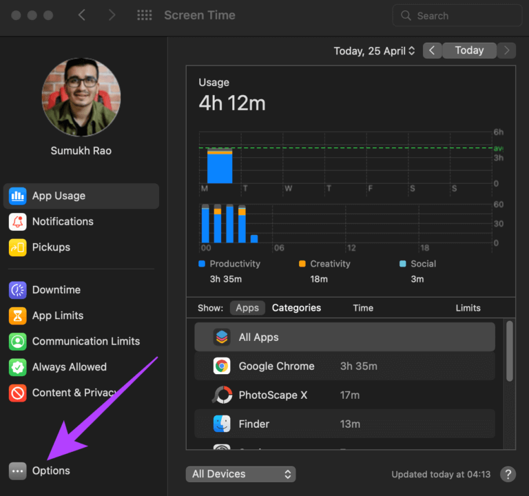 كيفية إعادة تعيين بيانات Screen Time على iPhone و Mac - %categories