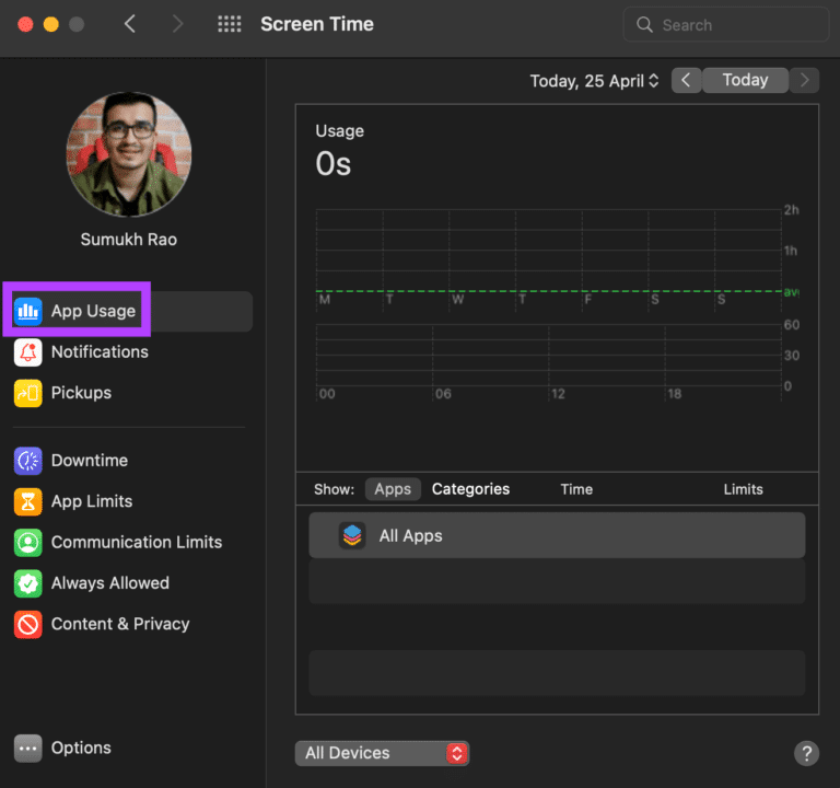 كيفية إعادة تعيين بيانات Screen Time على iPhone و Mac - %categories