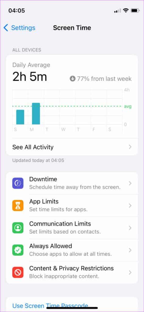screen-time-2-473x1024-1-473x1024 كيفية إعادة تعيين بيانات Screen Time على iPhone و Mac
