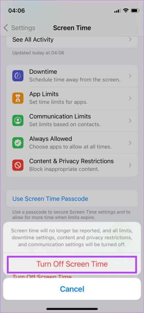 كيفية إعادة تعيين بيانات Screen Time على iPhone و Mac - %categories