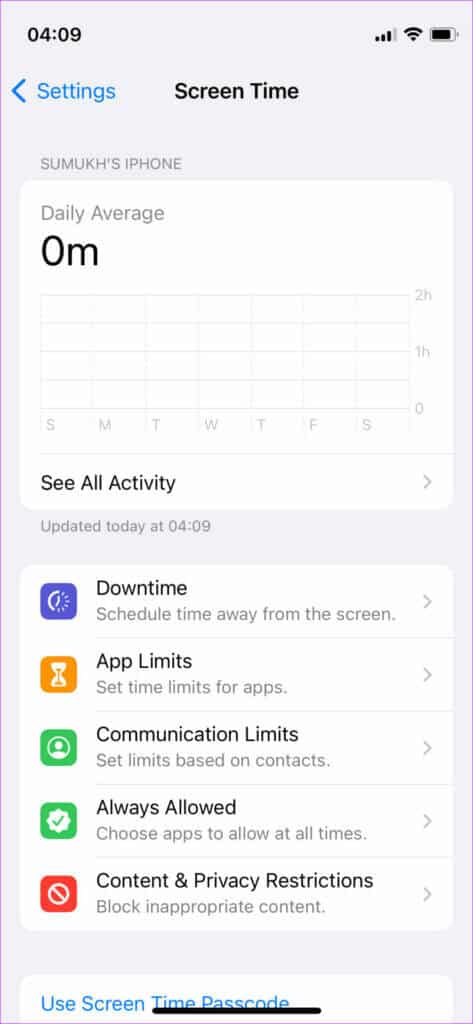 screen-time-8-473x1024-1-473x1024 كيفية إعادة تعيين بيانات Screen Time على iPhone و Mac