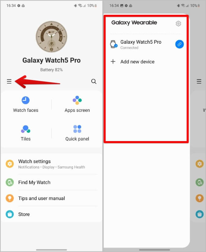كيفية تغيير المعصم والتوجيه على Samsung Galaxy Watch - %categories