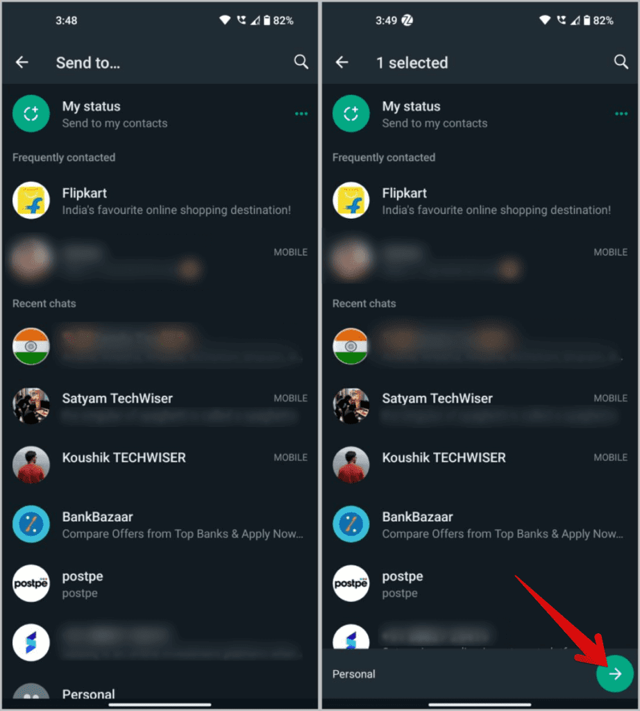 Send Reeling Hoe Instagram-rollen te delen op WhatsApp-chats, -groepen en -status ...