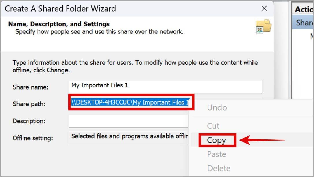 shared-folder-wizard-on-windows-11-1086x613 كيفية إضافة أي مجلد مخصص إلى هذا الكمبيوتر على نظام التشغيل Windows 10/11