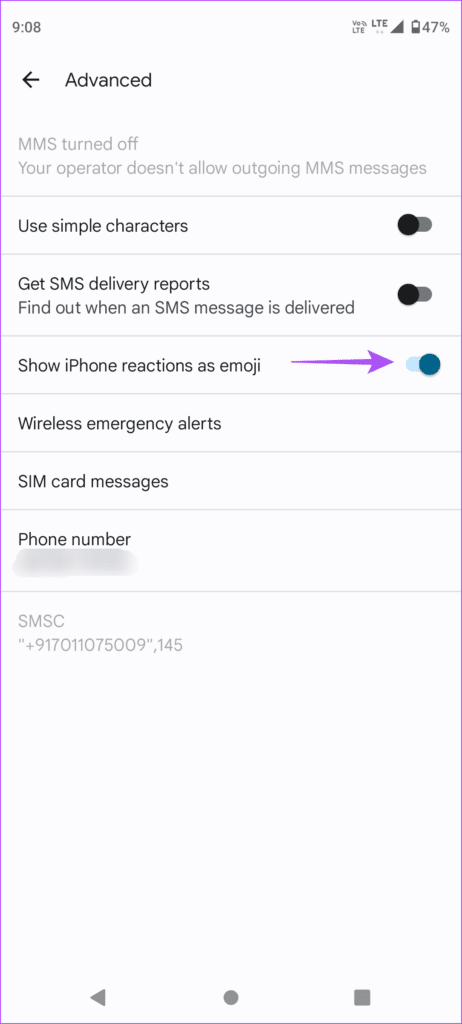 show-iphone-emoji-reactions-android-462x1024-2 كيفية استخدام ردود الفعل في الرسائل على Android