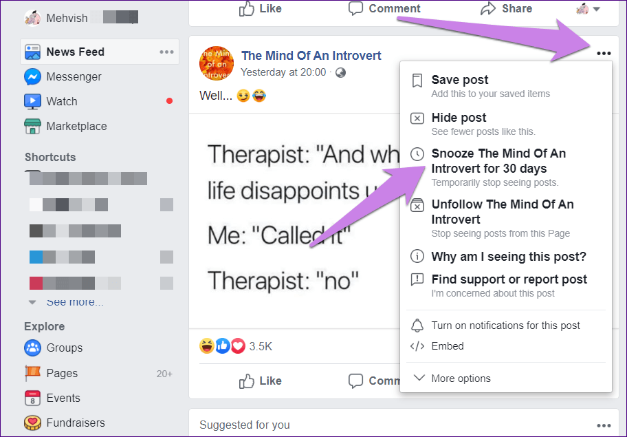 snooze-on-facebook-tips-1_4d470f76dc99e18ad75087b1b8410ea9 التقييد مقابل الحظر على Facebook: إعداد الخصوصية الذي يجب أن تستخدمه
