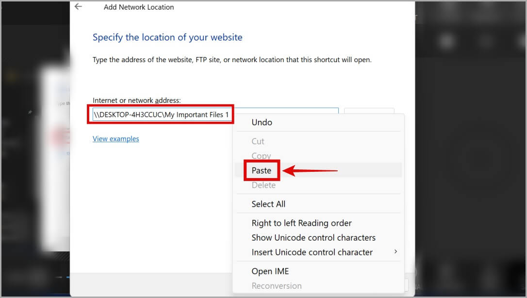 specifying-network-location-on-windows-11-1-1086x614 كيفية إضافة أي مجلد مخصص إلى هذا الكمبيوتر على نظام التشغيل Windows 10/11