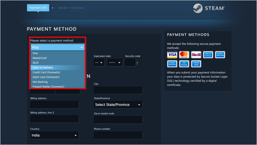 steam-purchase-stuck معاملات شراء Steam عالقة - إليك 9 أفضل الإصلاحات لحل المشكلة