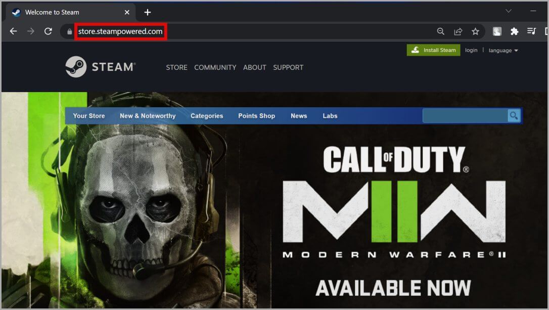 steam-store-chrome-1086x613 معاملات شراء Steam عالقة - إليك 9 أفضل الإصلاحات لحل المشكلة