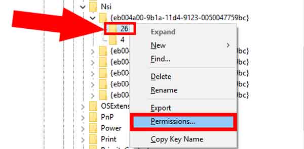 26_permissions_snap كيفية إعادة تعيين TCP / IP في أنظمة التشغيل Windows و Linux و macOS