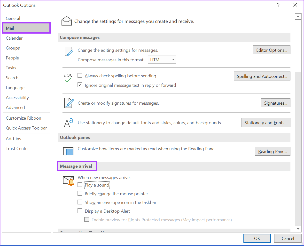 3-best-ways-to-enable-outlook-mail-notifications-on-windows-11-6 أفضل 3 طرق لتمكين إشعارات بريد Microsoft Outlook على Windows 11