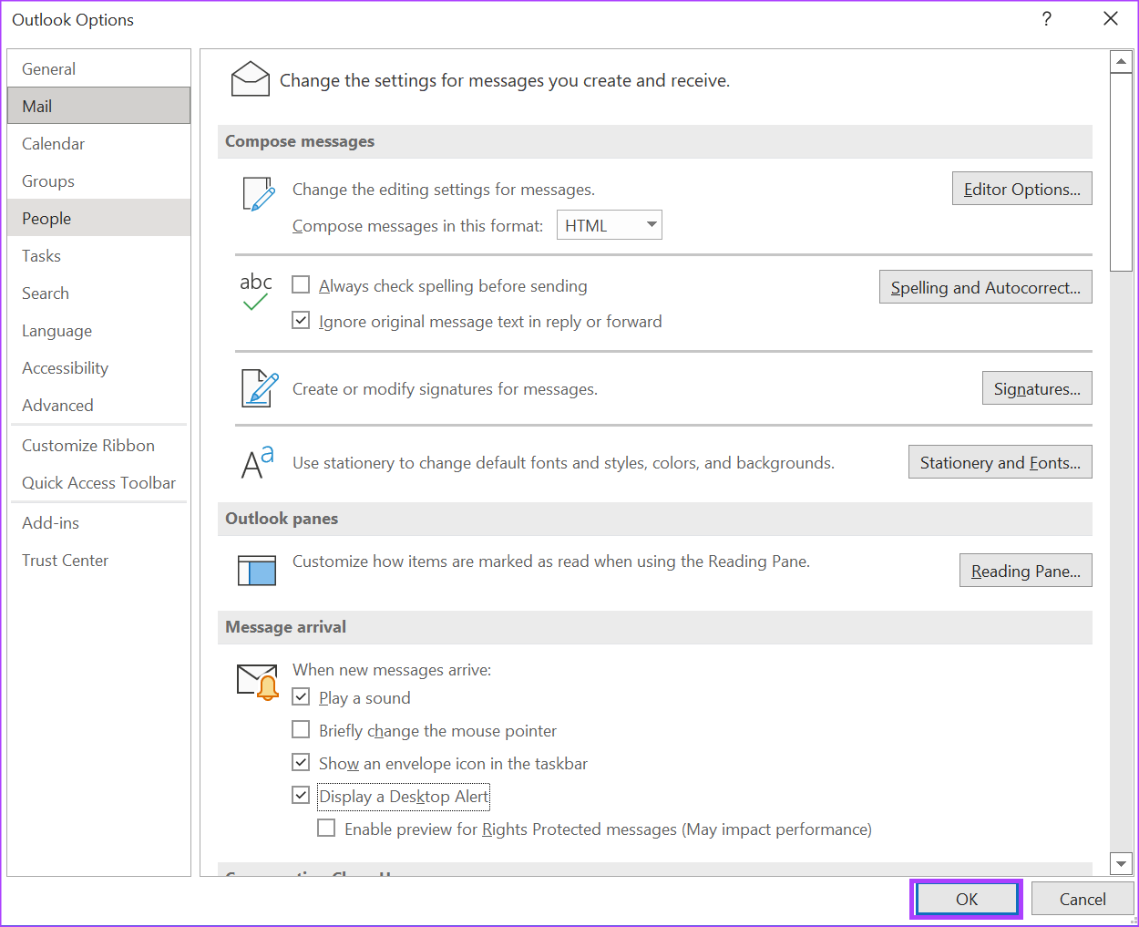 أفضل 3 طرق لتمكين إشعارات بريد Microsoft Outlook على Windows 11 - %categories