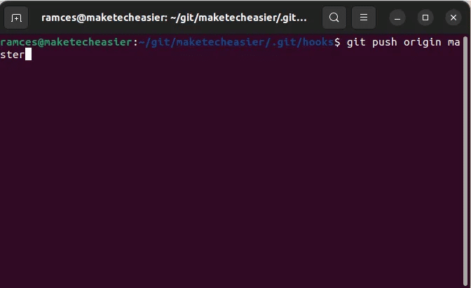 5-git-hooks-04-example-git-push.png Git Hooks بسيطة لإدارة مستودعك