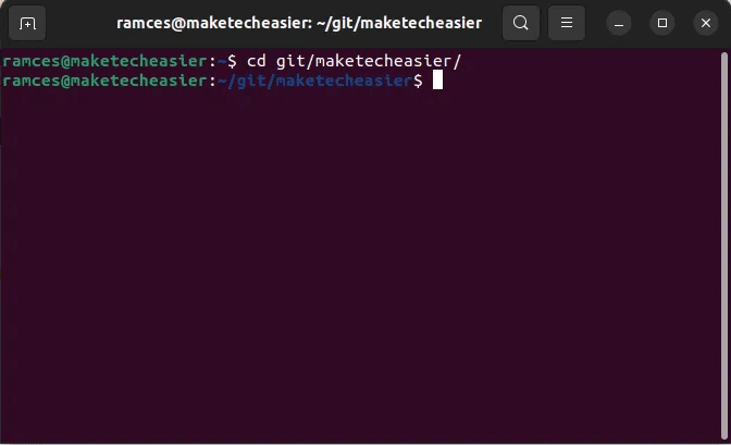 5-git-hooks-05-cd-to-repository.png Git Hooks بسيطة لإدارة مستودعك
