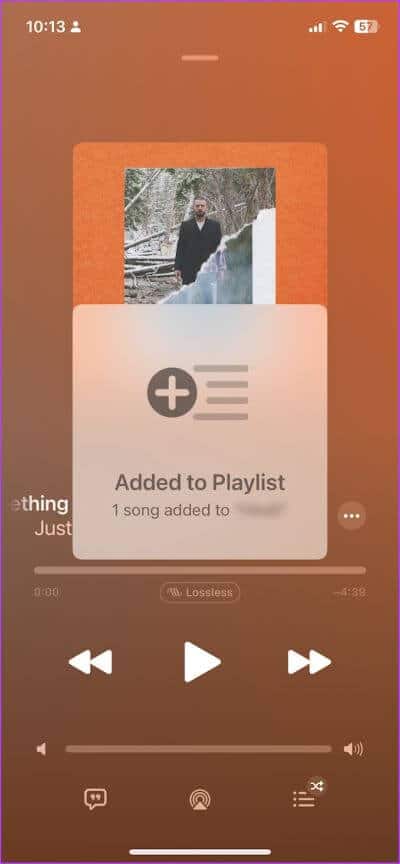 Added-to-Playlist كيفية عمل قائمة تشغيل على Apple Music وفرزها على iPhone