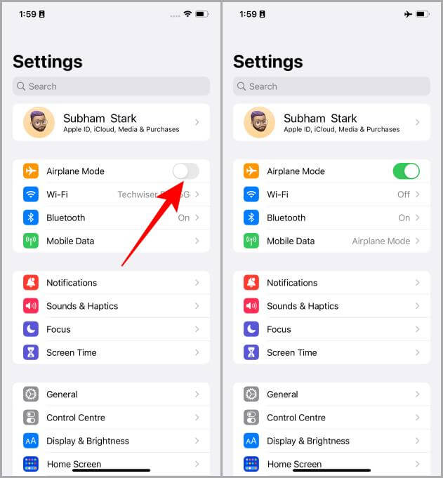 Airplane-Mode-Settings-iOS 5 طرق لإصلاح عدم اتصال iOS 16 بشبكة Wi-Fi