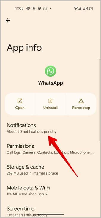 Android-WhatsApp-Notifications-Change كيفية الحصول على إشعارات WhatsApp على شاشة القفل والشاشة الرئيسية