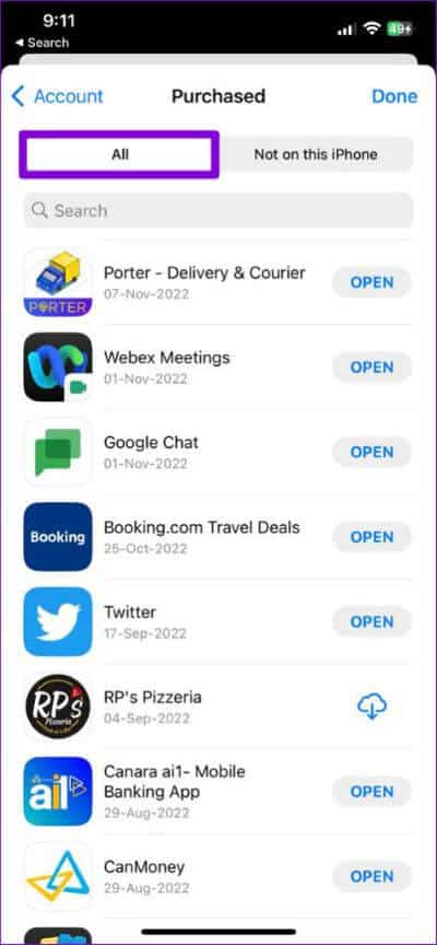 App-History-iPhone-474x1024-1 كيفية عرض وإدارة تطبيقاتك التي تم تنزيلها مسبقًا على Android و iPhone