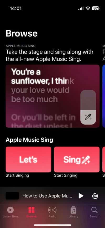 Apple-Music-sing-2 كيفية استخدام Apple Music Sing على iPhone و iPad لـ Karaoke