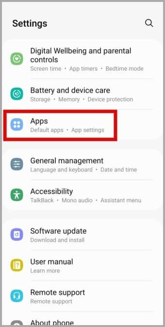 Apps-Menu-on-Android-Phone أفضل 6 طرق لإيقاف تشغيل Wi-Fi تلقائيًا على Android