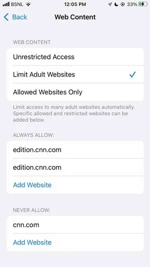 Block-Websites-iOS-Restrict.jpg كيفية حظر مواقع الويب على Chrome و Firefox و Edge و Safari و Android و iOS