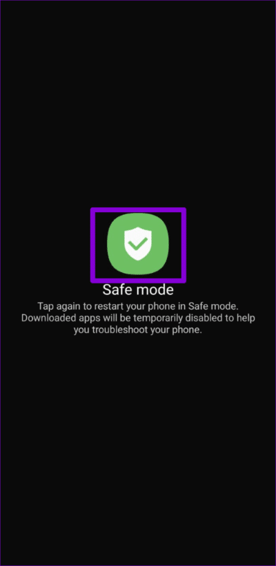 Boot-Samsung-Phone-in-Safe-Mode-2-500x1024-1 أفضل 6 طرق لإصلاح عدم عمل وضع الصورة في الصورة على Android
