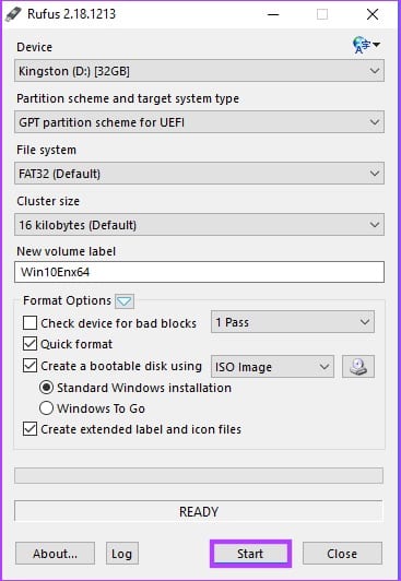 Bootable-Rufus 8 طرق لإصلاح Windows عالق عند إصلاح أخطاء القرص