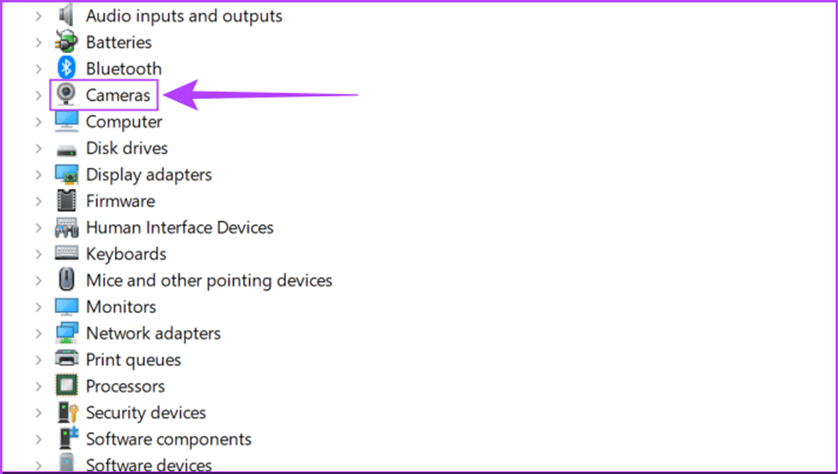 Camera_Driver-2 أفضل 7 طرق لإصلاح عدم عمل الكاميرا في Google Chrome على Windows 11
