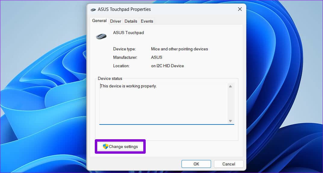 Change-Touchpad-Settings-in-Windows-11 أفضل 5 طرق لتعطيل لوحة اللمس في أجهزة الكمبيوتر المحمولة Windows 11